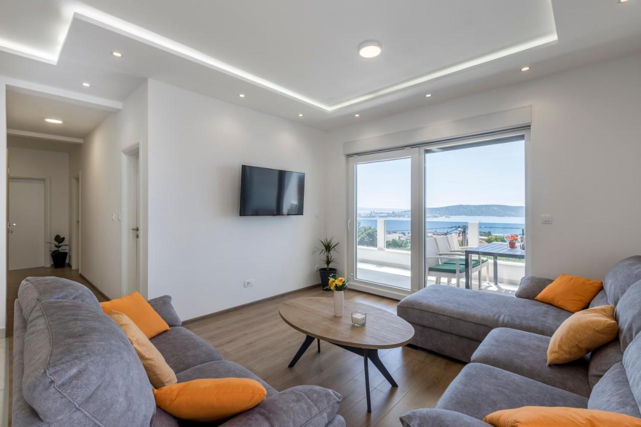 Luxury Villa La Nonna Ana - Heated Pool, Sea View, Near Split Kaštela Εξωτερικό φωτογραφία