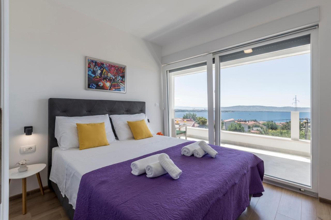 Luxury Villa La Nonna Ana - Heated Pool, Sea View, Near Split Kaštela Εξωτερικό φωτογραφία