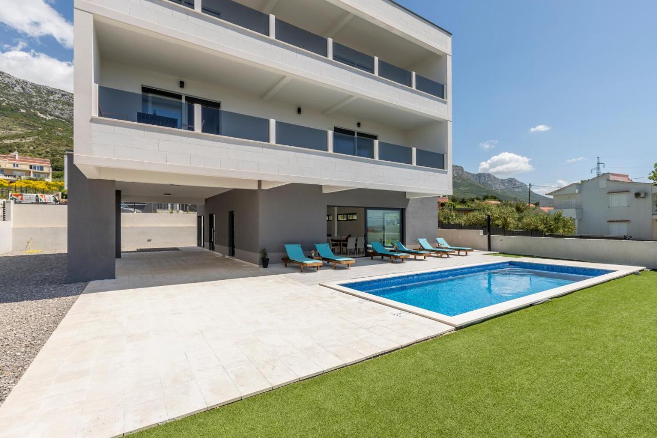 Luxury Villa La Nonna Ana - Heated Pool, Sea View, Near Split Kaštela Εξωτερικό φωτογραφία