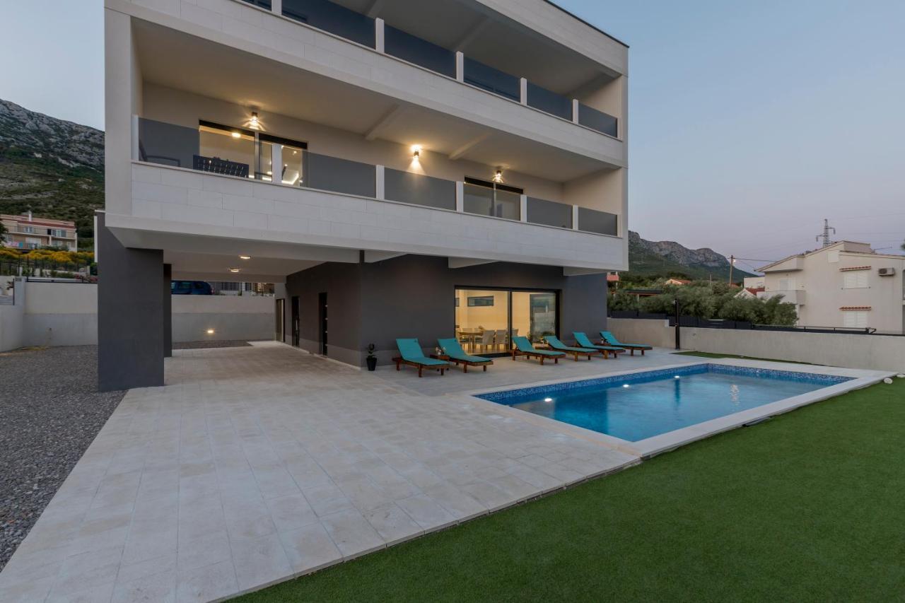 Luxury Villa La Nonna Ana - Heated Pool, Sea View, Near Split Kaštela Εξωτερικό φωτογραφία